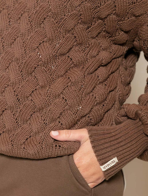 Blusa de algodão em ponto corda Biamar