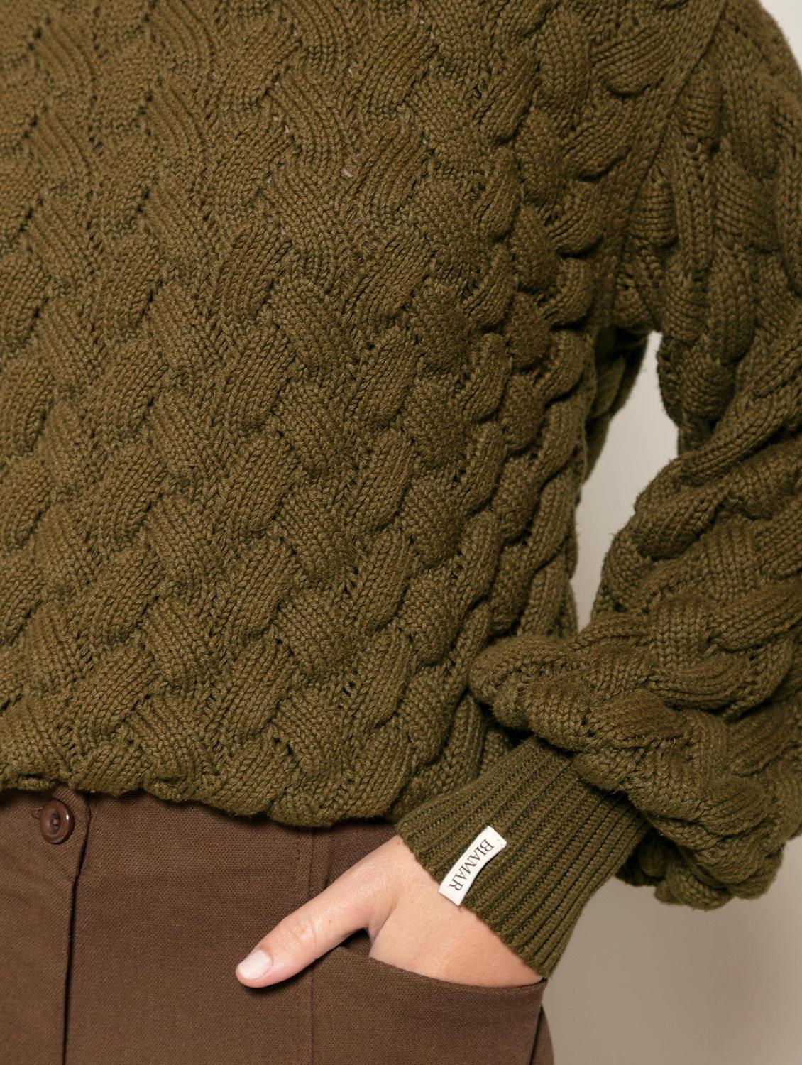 Blusa de algodão em ponto corda Biamar