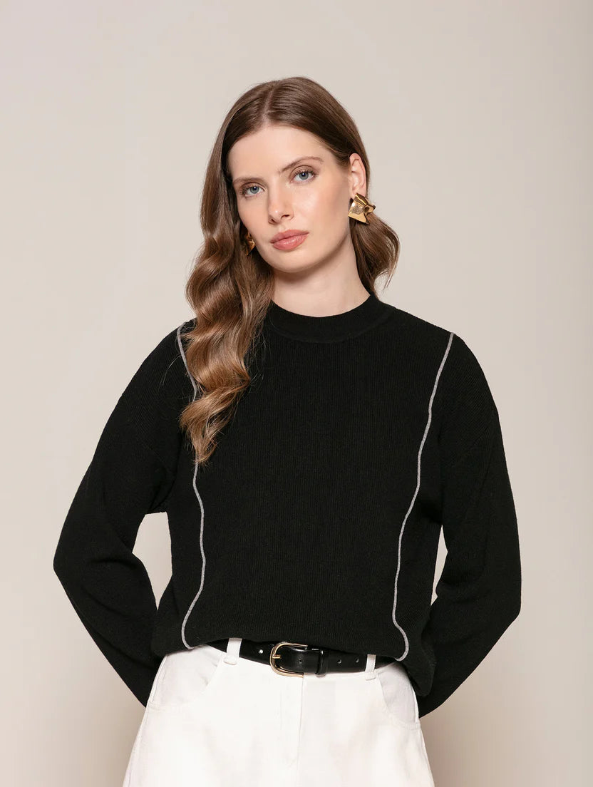 Blusa com detalhe de listra Biamar