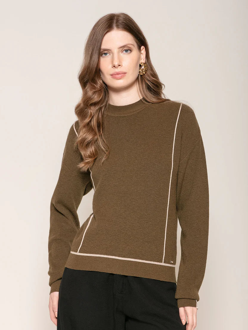 Blusa com detalhe de listra Biamar