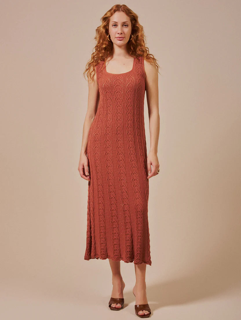 Vestido em ponto trançado Biamar