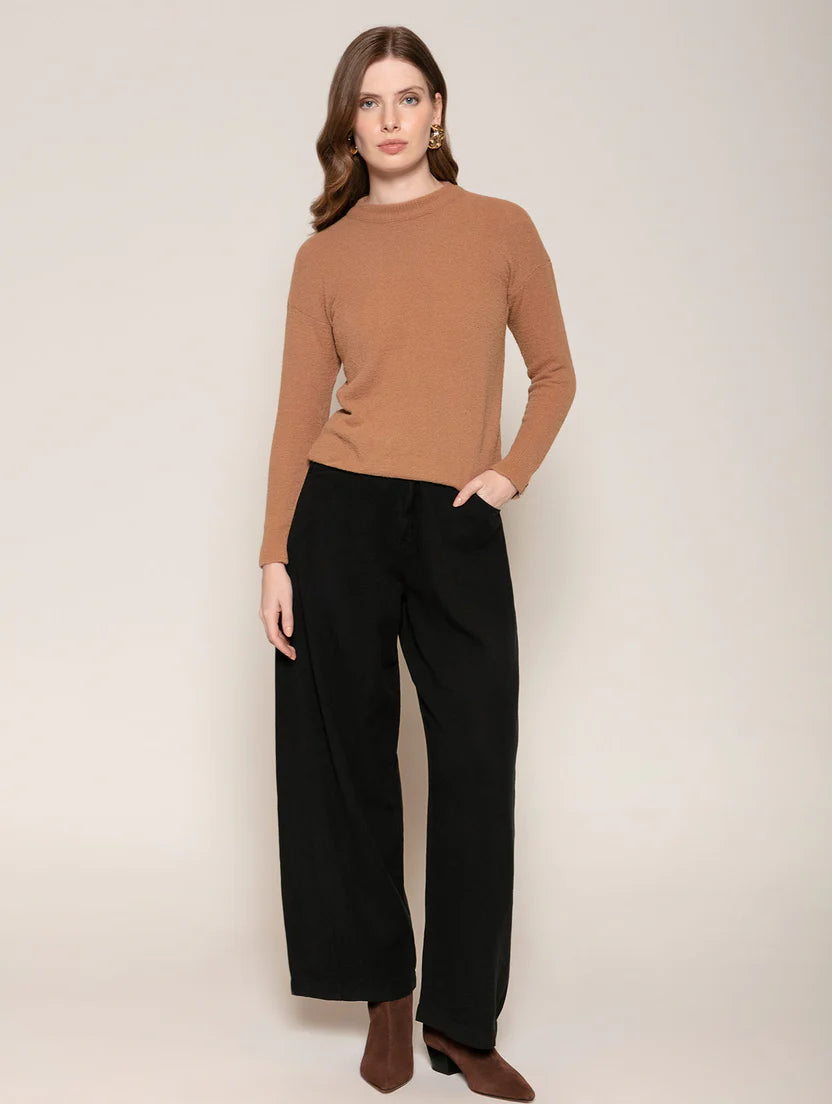 Blusa básica em fio pluma exclusivo Biamar
